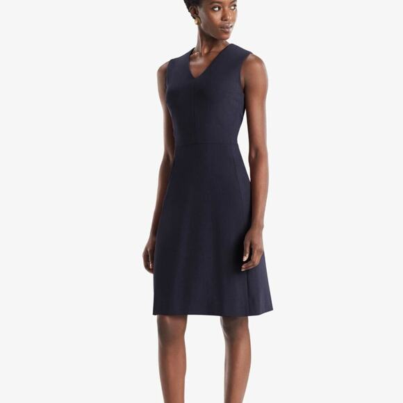 MM Lafleur The Annie Dress A-line V-neck Shift Dress - Picture 1 of 9